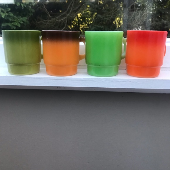 Anchore Hocking Other - Vintage Fire King Coffee Cups